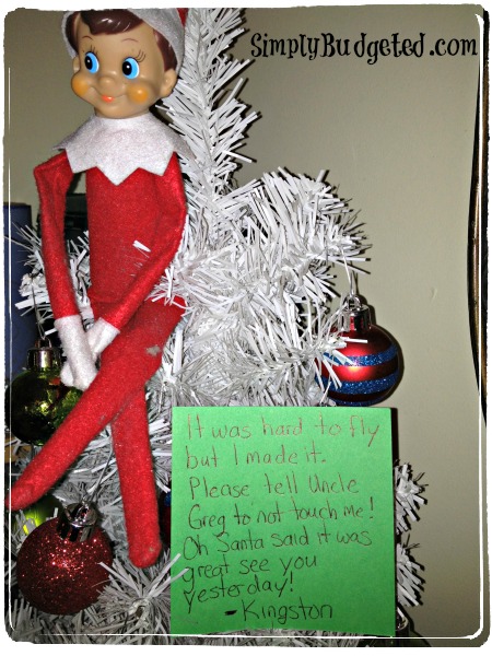 Elf on the Shelf 2012: Day 8