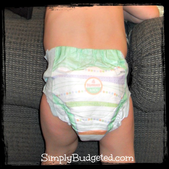  Huggies Little Movers Slip-On Diaper Pants, Size 6