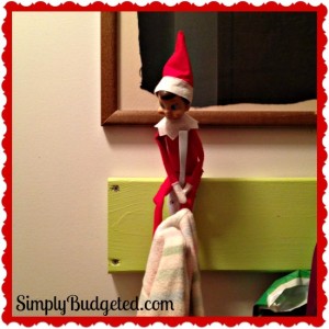 Elf on the Shelf: Day 8 Lazy Elf